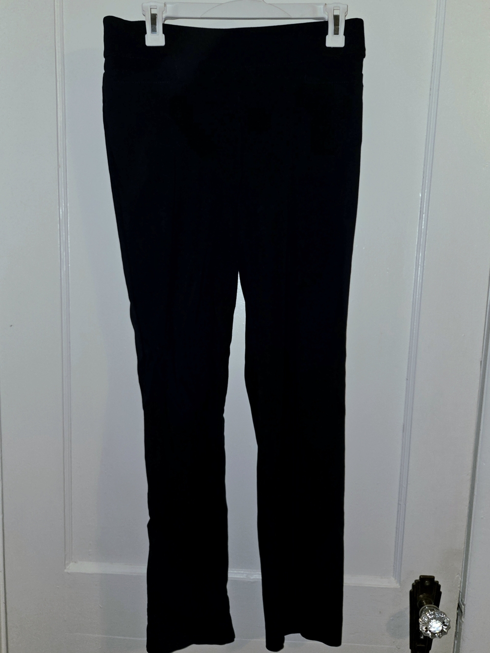 Liz Claiborne Navy Blue Straight-Leg Pull-On Pants
